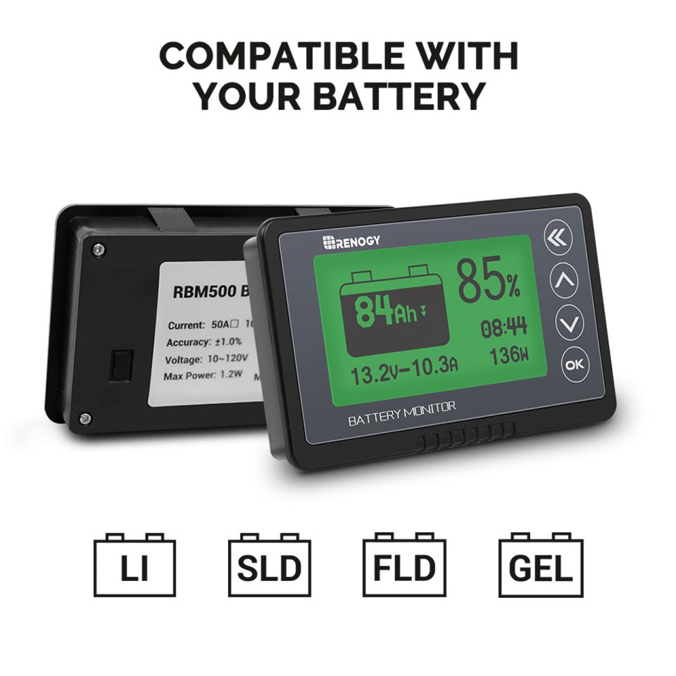 500A Battery Monitor with Shunt/Sampler (Coulomb meter) - Image 2