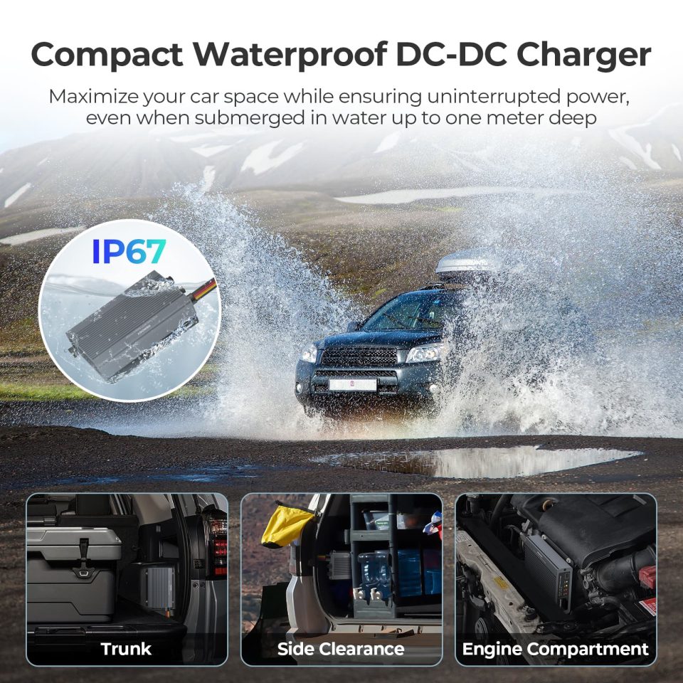 Renogy PRO 12V/24V 50A DC-DC Battery Charger with MPPT, waterproof - Image 11
