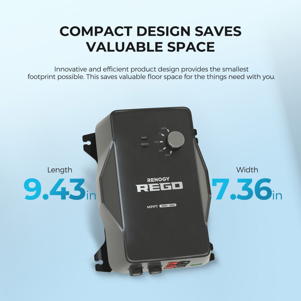 Renogy REGO 60A MPPT, 12V 60A 100V - Image 5