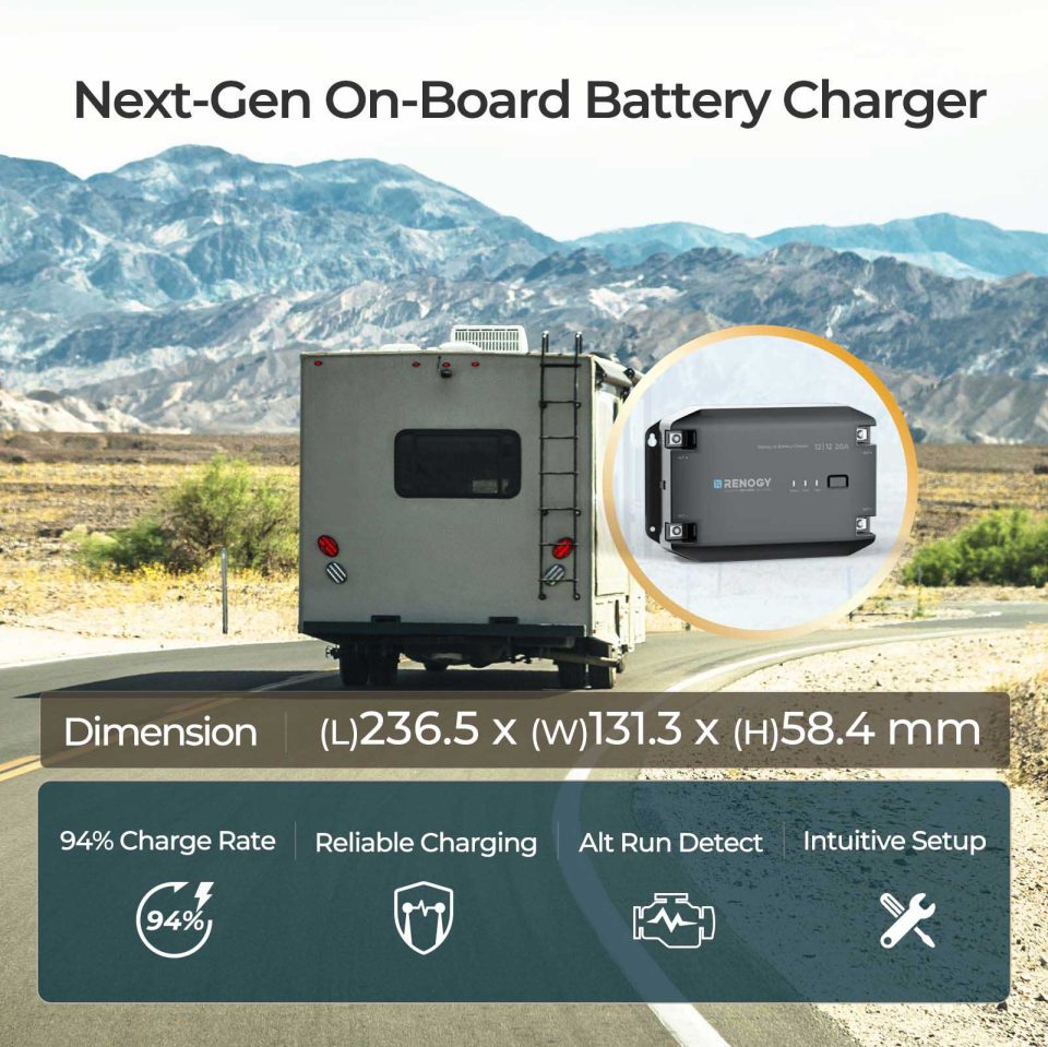 Renogy CORE 12V 20A DC to DC Battery Charger - Image 3