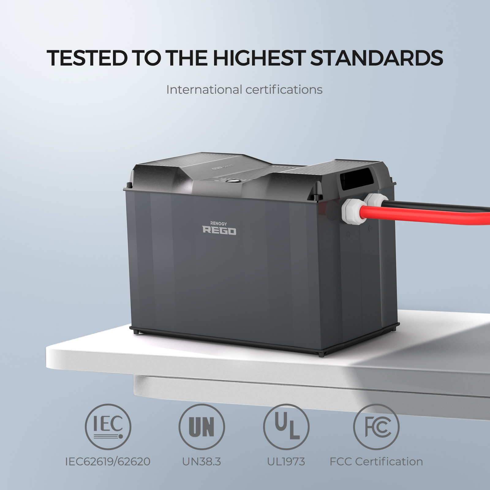 Renogy REGO 12.8V 400Ah Lithium Iron Phosphate Battery - Image 6