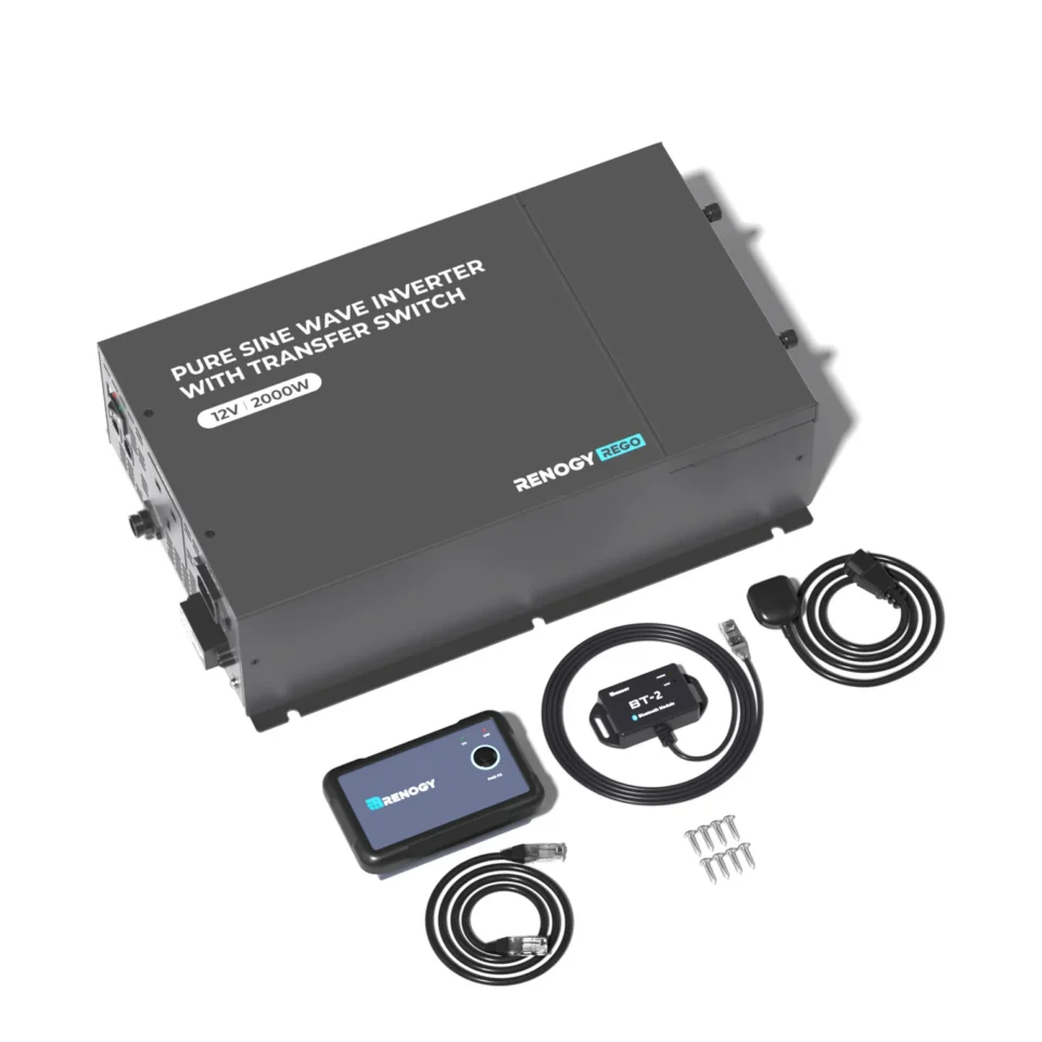 REGO 12V 2000W Pure Sine Wave Inverter With Transfer Switch